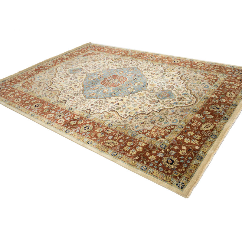 Tapis oriental ivoire Chobi