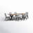 Naples Patio Dining Set with Rectangular Table-58623715