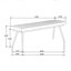 Banc rembourré en cuir avec pieds en métal, espresso antique-1535158081