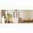 Cabinets | 75.25" Large Freestanding Display Pantry Cabinet, Snow White, Glass Lattice Door, Adjustable Storage | Farmhouse | Living Room-2018169874