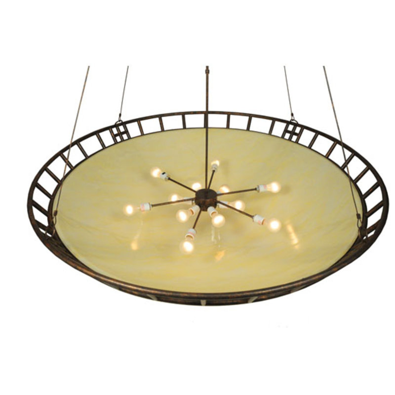 Flowing Cross 12 - Light Pendant