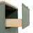 Brookline Kitchen Island 36" Butcher Block Countertop