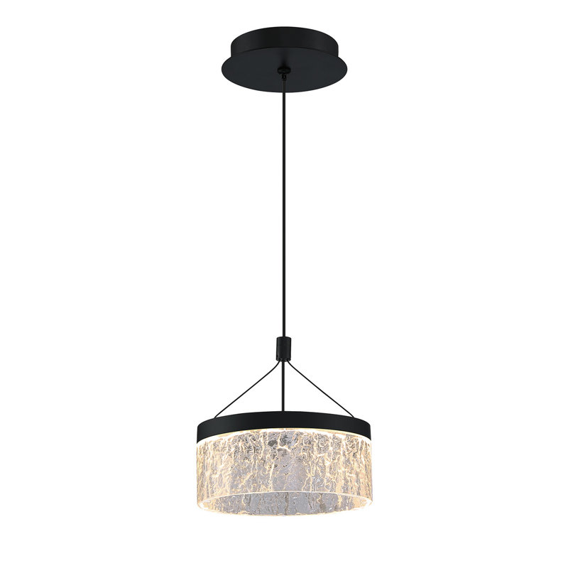 Luminaire suspendu tambour 1 lumière Selale