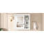 Armoire à pharmacie de salle de bain avec miroir, armoire à miroir murale avec organisateur de rangement, armoire de rangement blanche pour salle de bain