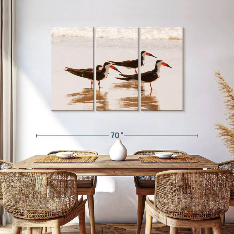 Brampt A Few Black Skimmers I, H 36 po x l 57 po