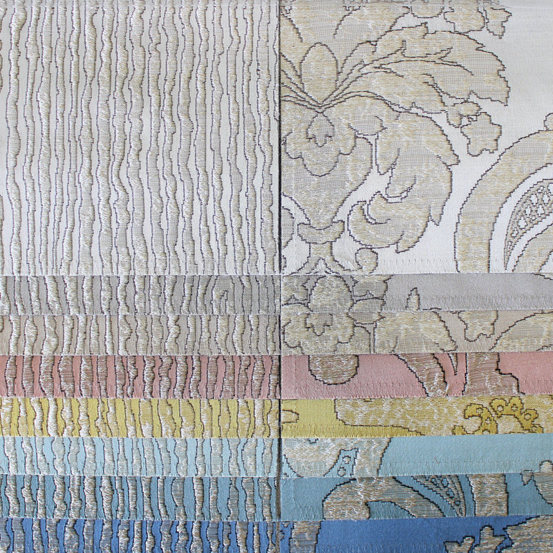 Textured Faux Silk | Katherine Fabric_KATHERINE, Black