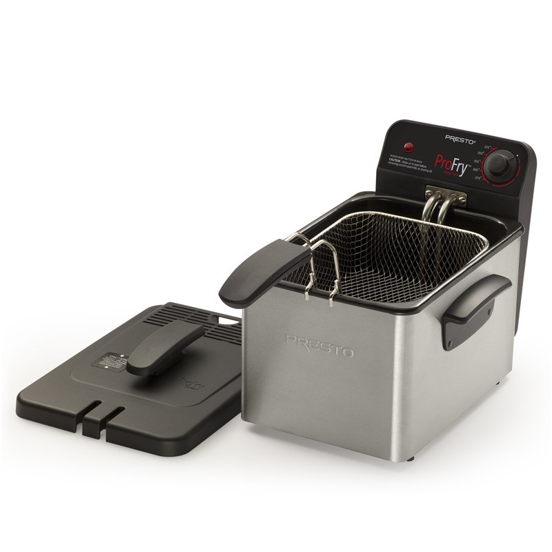 Presto Stainless Steel ProFry* Immersion Element Deep Fryer
