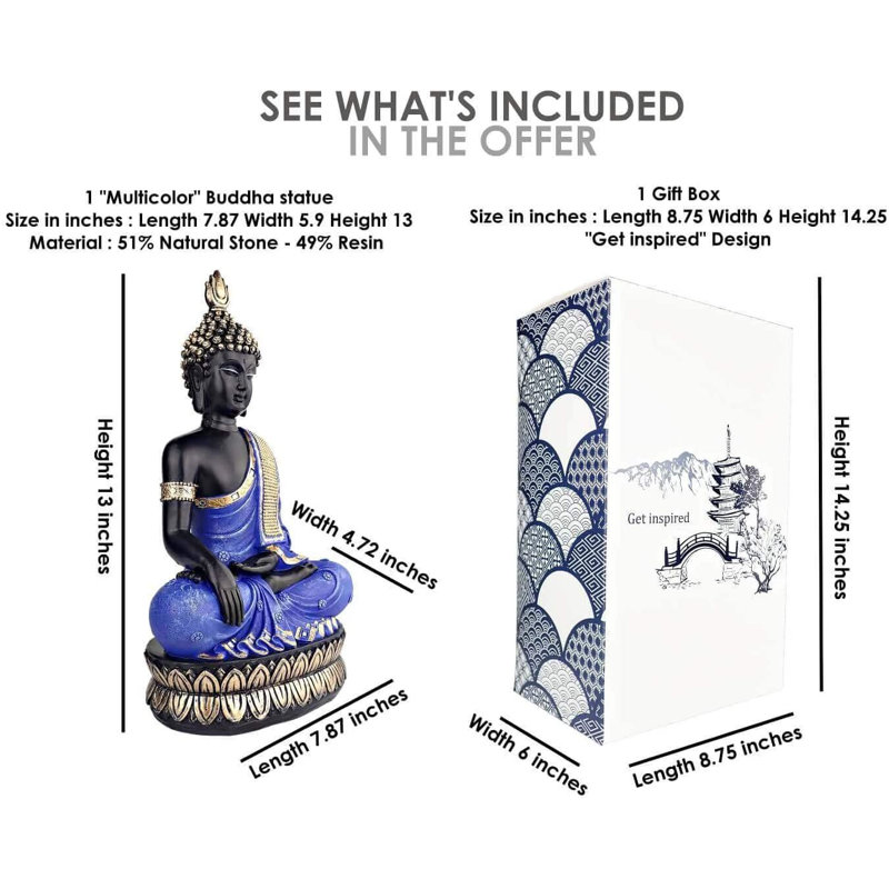 Figurine de Bouddha Mattew