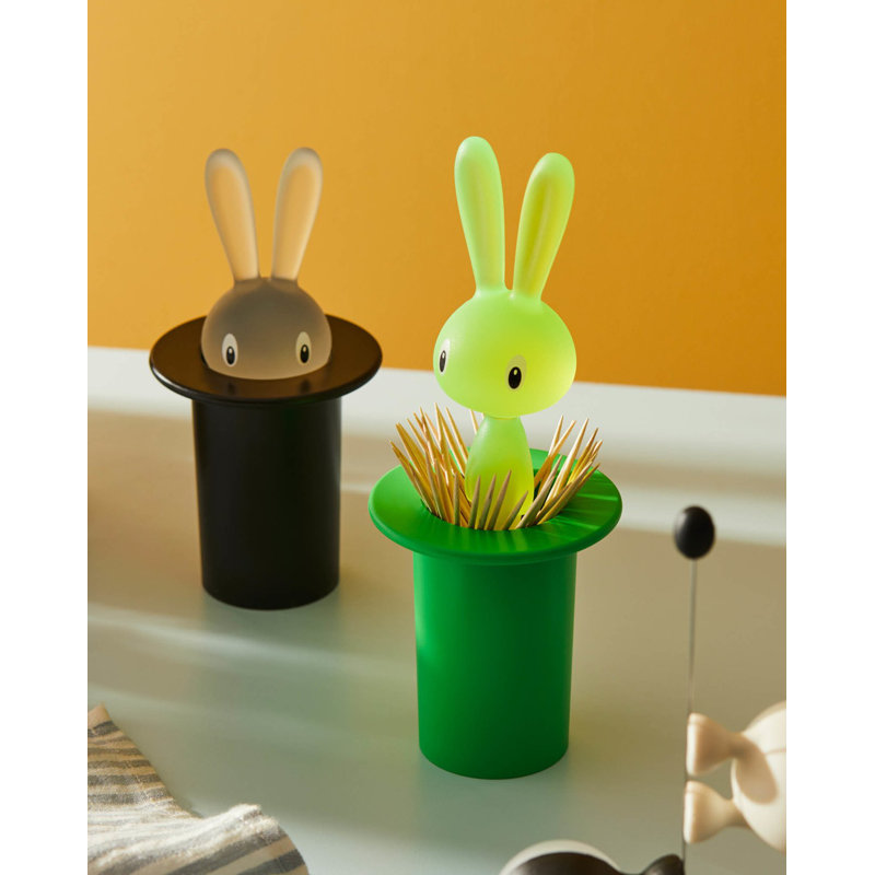 Magic Bunny Toothpick Holder, Black