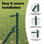 80cm H x 2500cm W Powder-Coated Steel Border Fencing-145904650-145904758