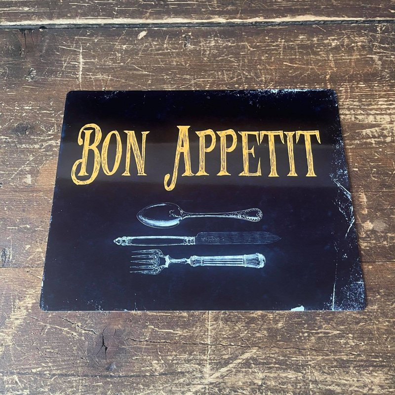 British Metal Sign Conpany Wall Décor, 20cm H x 25cm W
