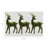 Moss Reindeer Rectangle Tabletop Set