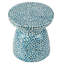 Tabouret de jardin en mosaïque exquis, polyvalent et élégant pour tous les décors.