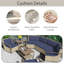 Ensemble de conversation en osier de patio-605878837