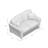 Dewald 64" Flared Arm Loveseat-79097421