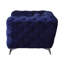 Causeuse en velours bleu Atronia-2086447501