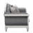 Fabric Loveseat W/3 Pillows