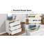 Commode de chambre blanche (ensemble de 2)