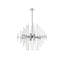 Luminaire suspendu unique à 8 lumières avec accents en cristal Francene-1424744607