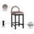 Conrad Letcher Velvet Counter Stool-379838300