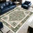 Olive Vintage Pattern carpet-easy to clean, machine-washable, soft and comfortable; suitable for door mats, kitchens, living rooms, bedrooms, corridors, and laundry areas. Easy to clean, durable carpet for home decoration.-927546206