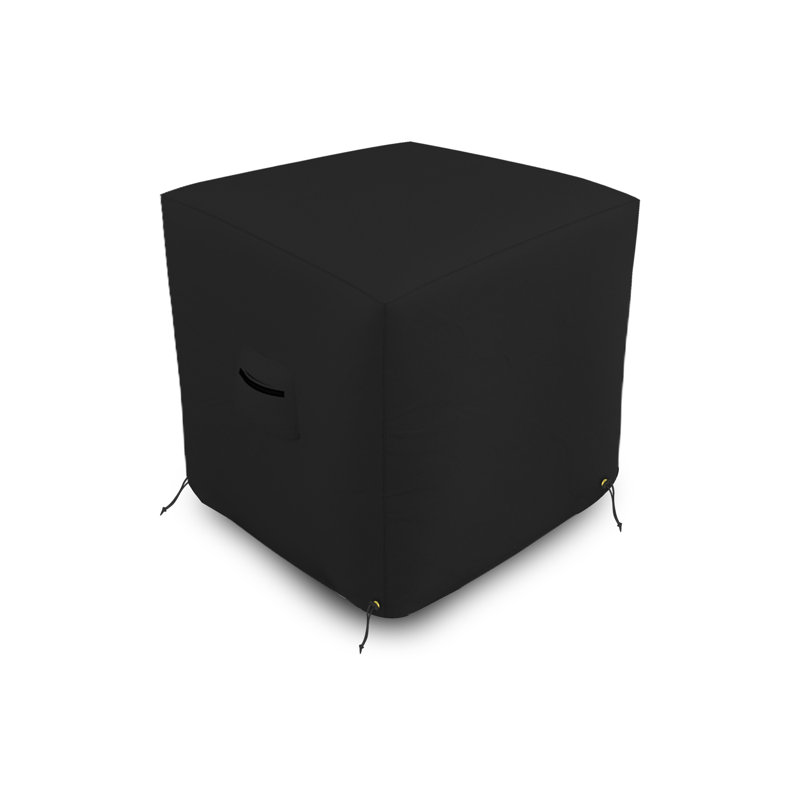 Outdoor Air Conditioner Cover, 55.9cm H x 61cm W x 61cm D, Black