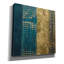  «Juxtapose 3 Metallic» par Cheryl Warrick, art mural sur toile, 37 po x 37 po