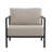 Annegriet Aluminum Frame Patio Chair with Teak Arm Accents and Plush Cushions-503473204