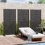Privacy Metal Screen Fence Panel Horizontal Stripe Pattern-1895463201-1895463210