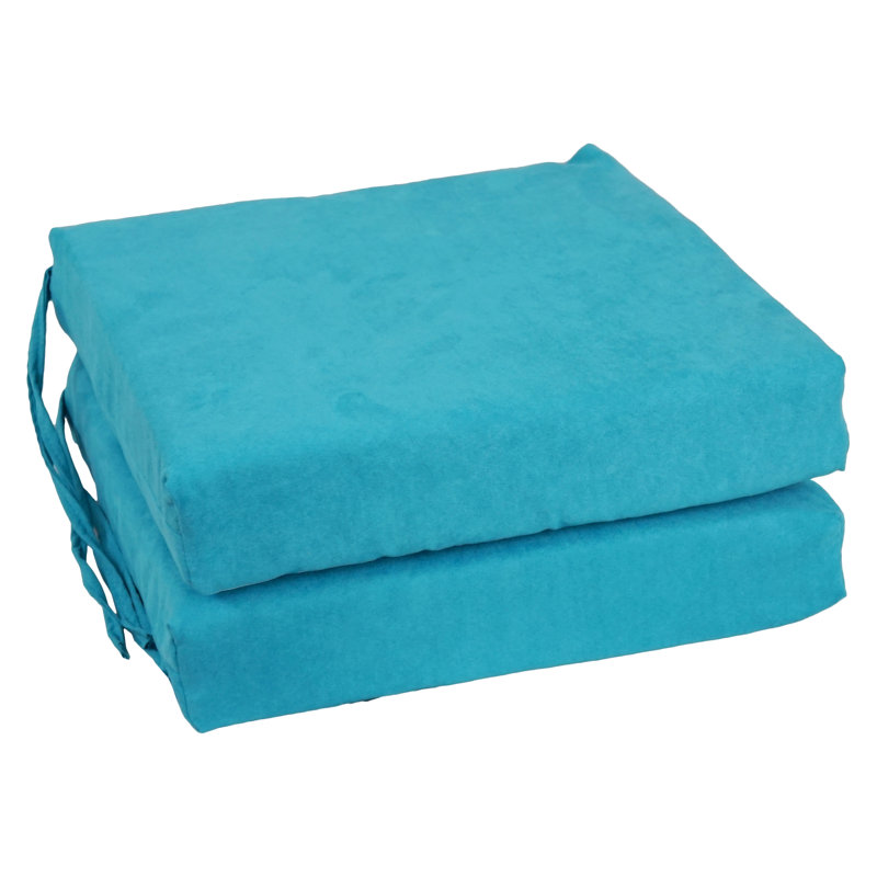 Coussin de siège d'intérieur, Bleu turquoise