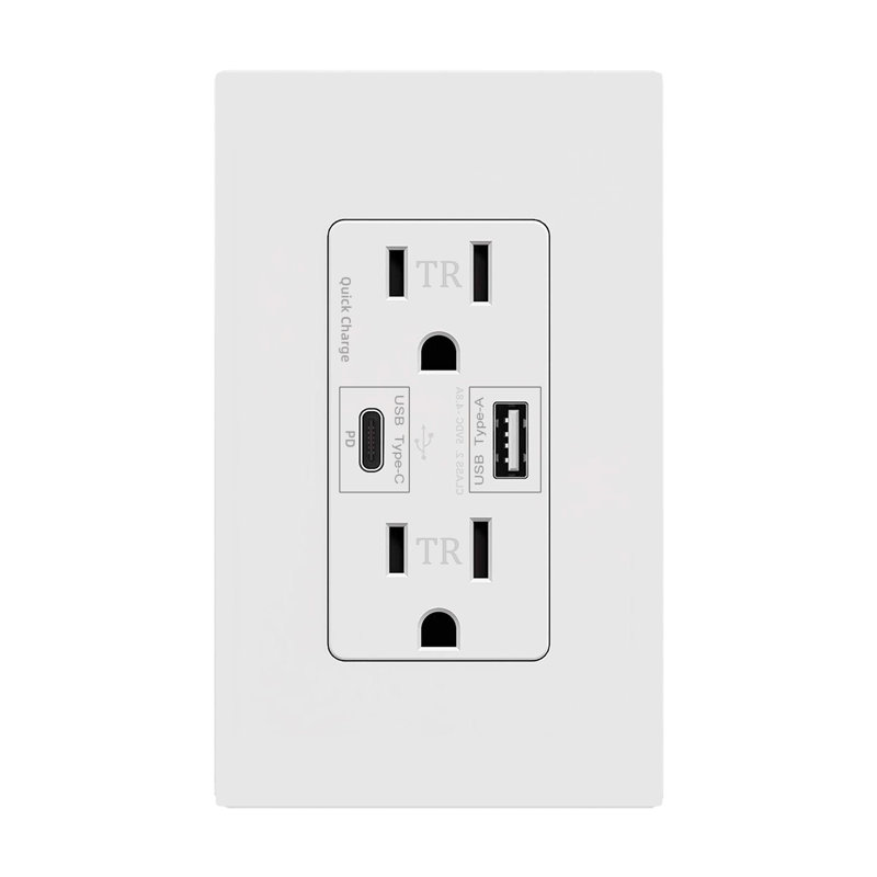 Prise USB 15 A haute vitesse inviolable