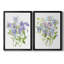 «Columbine Spray I», ensemble de 2 peintures sur toile encadrées-155258495-155258490