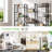 Quach 71.6" H x 57.8"W Etagere Bookcase-281679483