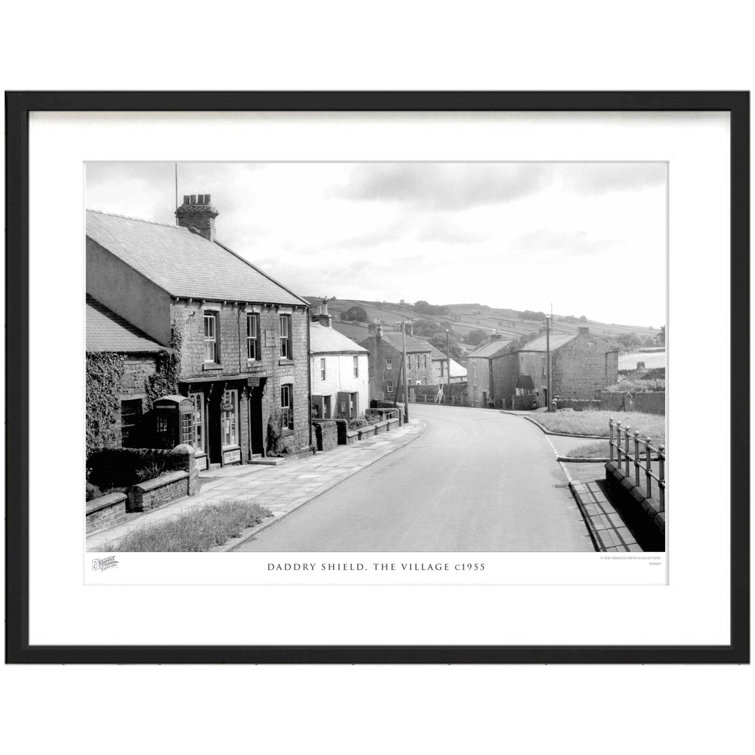 Daddry Shield, The Village C1955 by Francis Frith - Single Picture Frame Print