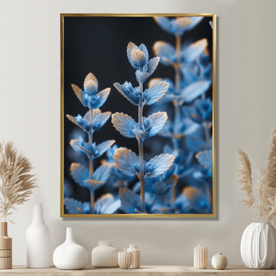 Blue Black Botanical Beauty Lupine Photo II - Lupine Wall Art Wall Art