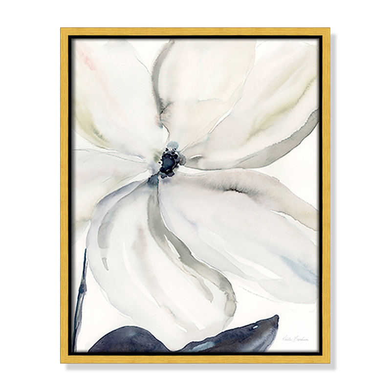 «Day Break Bloom I Print» par Kristen Brockmon, H 15,5 po x l 12,5 po x P 2 po, Or