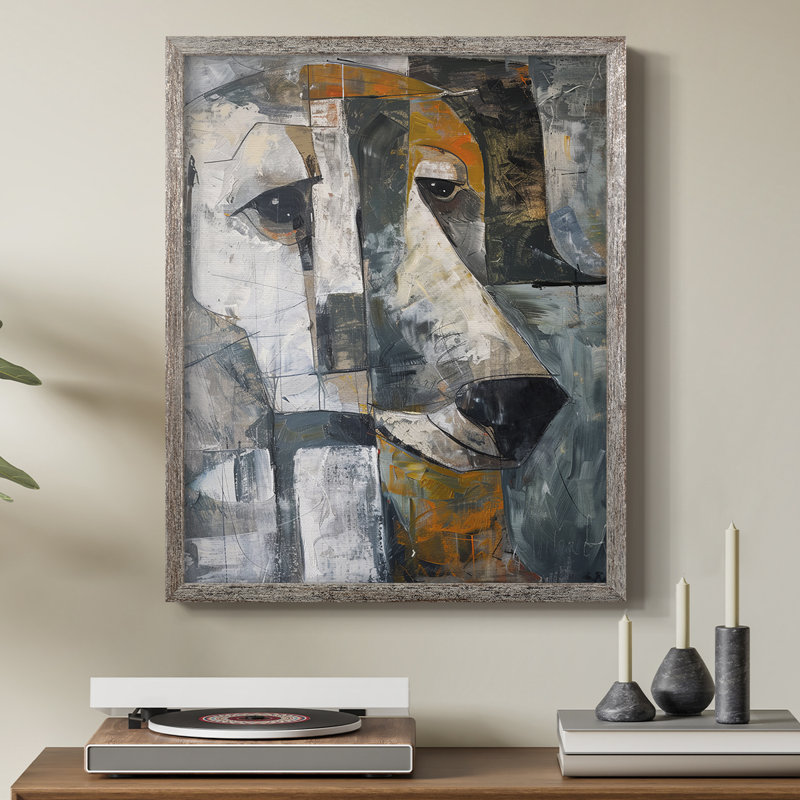 ANIMALS Series Cxx, reproduction encadrée - bois massif, H 21 po x l 17 po