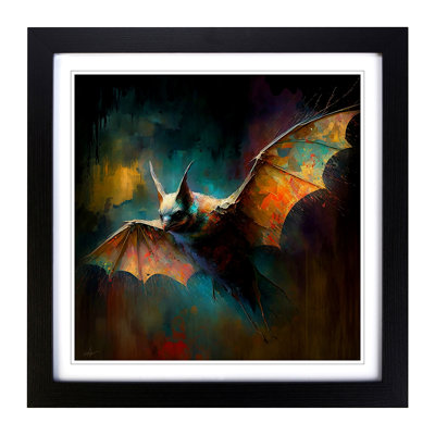 Bat Impressionism - Framed Print