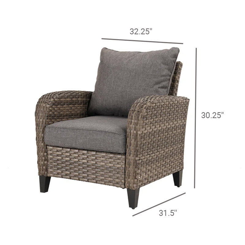 Meta Patio Chair with Cushions