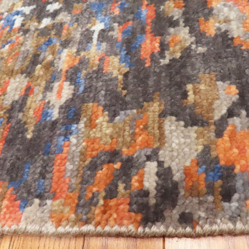 Shangri-La Hand Knotted Wool Indoor Rug, Rectangle 2' x 3'