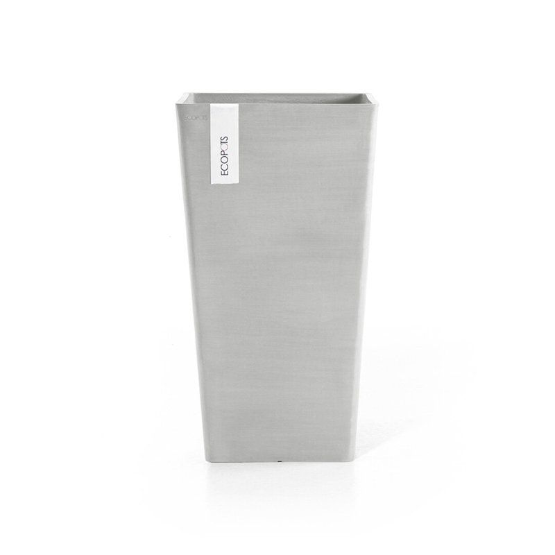 Pot Planter, White Gray