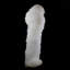 Cristaux de quartz sur calcédoine stalactite
