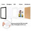 Cadre photo Americanflat - ensemble de 2 - cadre avec passe-partout - plexiglas poli-101177777-101177766