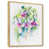 Toile brune avec cadre flottant