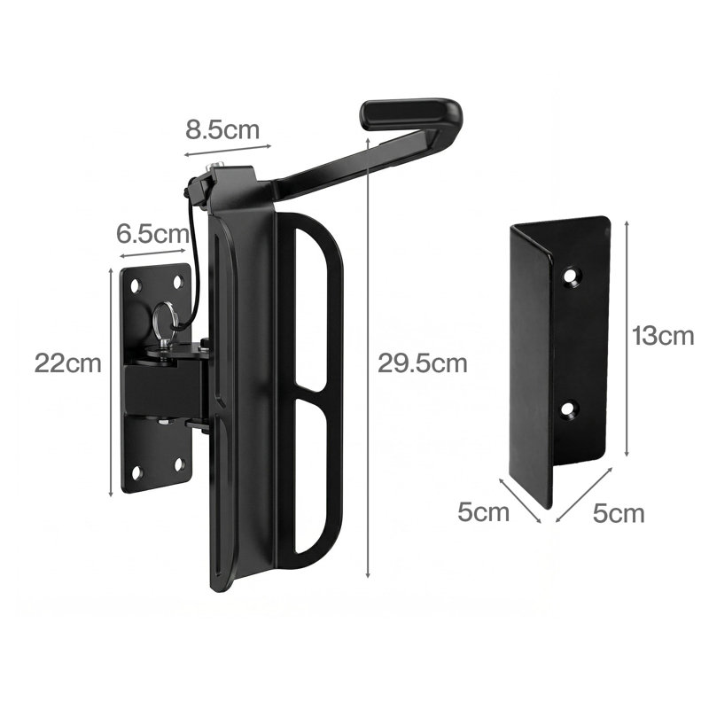 Steel Wall Mounted Required Bike Rack