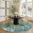 Machine Washable Indoor/Outdoor Efimenko ACN2300 Abstract Rug-593641287