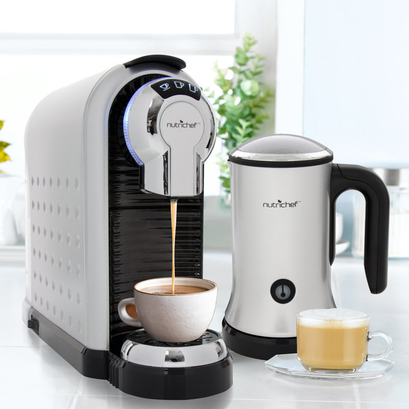 NutriChef Espresso Machine with Frother