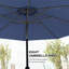 295cm Market Parasol