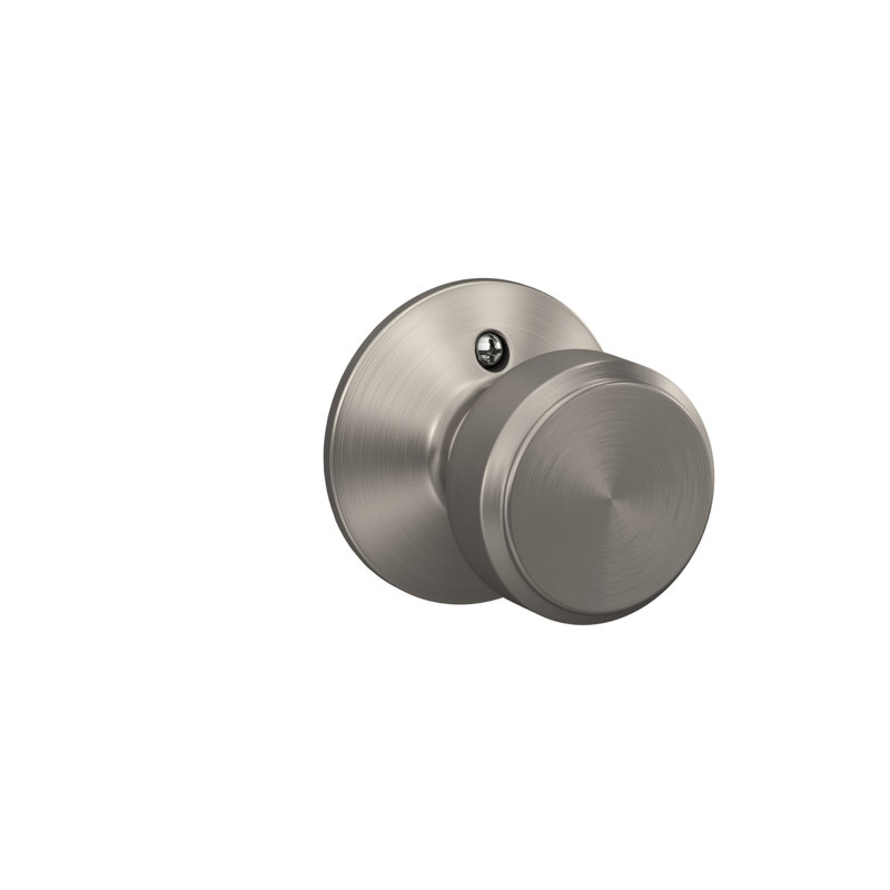 Bowery Passage Knob (Hall & Closet), Circle, Satin Nickel