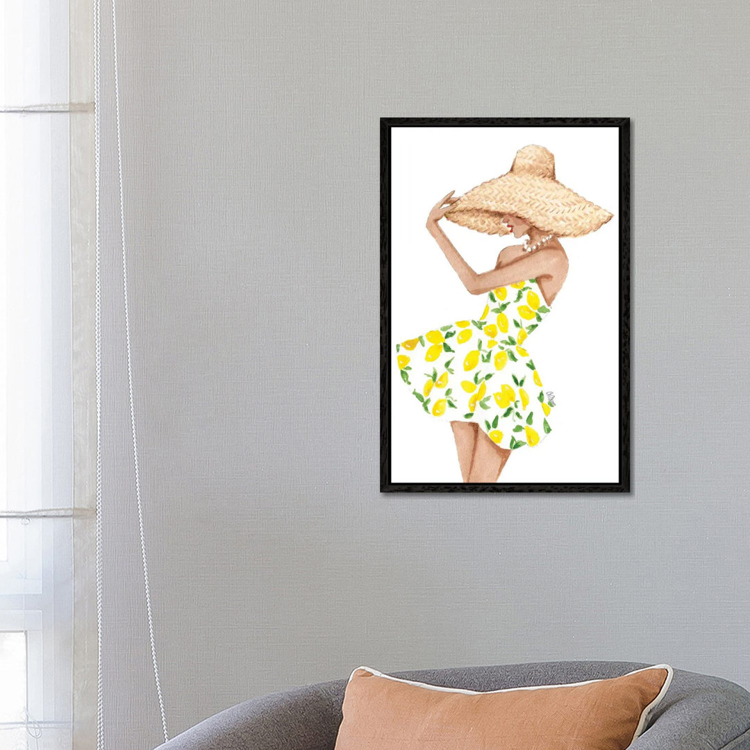 Lemon Dress von Style Of Brush - Gallery-Wrapped Canvas Giclée on Canvas